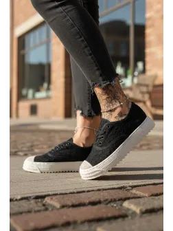Espadrile dama casual negre Y601 T55-2